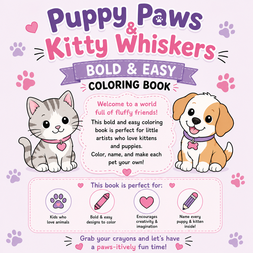 Puppy Paws & Kitty Whiskers
