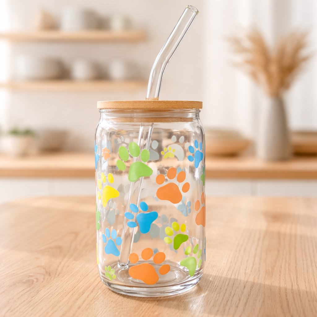 "Bright Paws Bliss" Tumbler