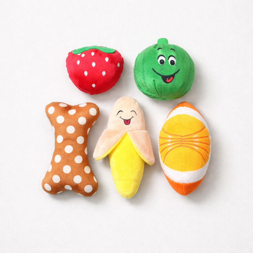 Fruity Wiggles Set, Pet Toys